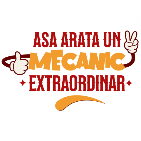 MASINI - Sticker Adeziv Autocolant Personalizat Mâini Stil Mickey Mouse – Design Haios Pentru Mecanici și Iubitorii De Mașini