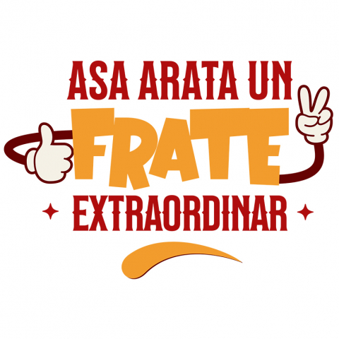 Familie - Sticker Adeziv Autocolant Personalizat Cadou Personalizat pentru Frate | Mickey Mouse | Semn Pace și OK | Familie și Iubire