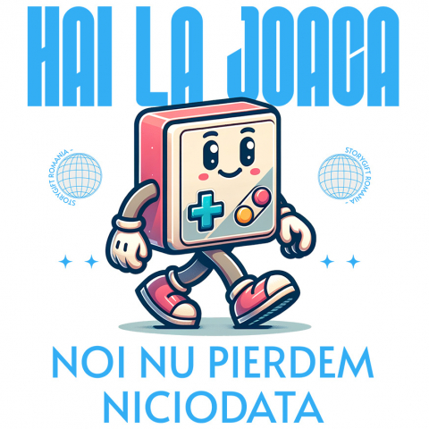 LUME - Sticker Adeziv Autocolant Personalizat Manetă Jocuri Video Veselă cu Text „Hai la Joacă” - Cadou Personalizat pentru Familie și Prieteni