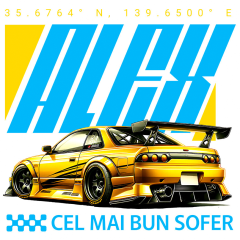 Sticker Adeziv Autocolant Personalizat Mașină De Lux – Performanță și Viteză Pentru Pasionați Auto