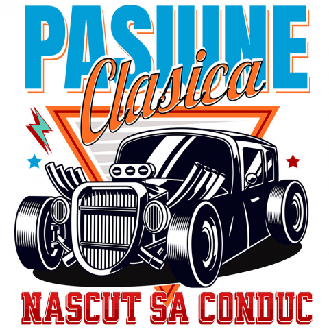 Sticker Adeziv Autocolant Personalizat Mașină Tunată Clasică – Putere, Stil și Adrenalină pentru Pasionați