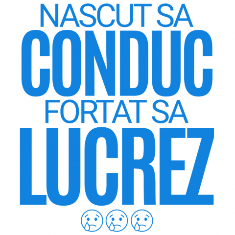 Sticker Adeziv Autocolant Personalizat Mesaj Haios Sad Face – Design Amuzant pentru Iubitorii de Mașini