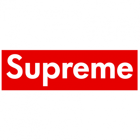 Cadouri Pentru Ea - Sticker Adeziv Autocolant Personalizat Lux Fashion Trend Supreme - Stil Elegant cu Mesaj Puternic în Roșu