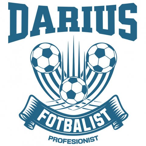 SPORT - Sticker Adeziv Autocolant Personalizat Mingi de Fotbal - Tricou Personalizat pentru Echipe și Suporteri