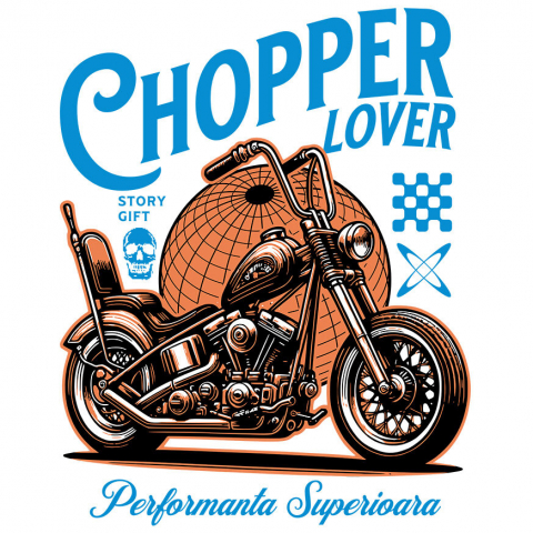 MOTOCICLETE - Sticker Adeziv Autocolant Personalizat Motocicletă Vintage – Pasiune, Hobby și Performanță Retro