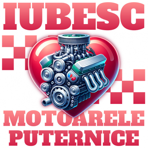 Sticker Adeziv Autocolant Personalizat Motor Puternic și Mașină de Viteză – Adrenalină și Performanță