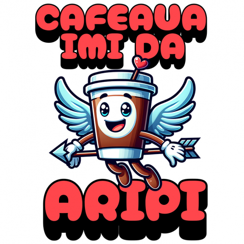 Cadouri Pentru Cupluri - Sticker Adeziv Autocolant Personalizat „Pahar Vesel de Cafea Personalizat – Cadou Amuzant pentru Familie, Tati și Prieteni”