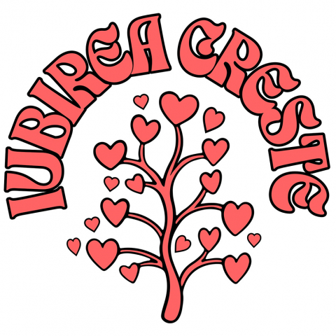 Cadouri Pentru Cupluri - Sticker Adeziv Autocolant Personalizat „Pom Cu Inimioare - Cadou Personalizat „Iubirea Crește” pentru Familie, Copii și Prieteni de Valentine's Day”