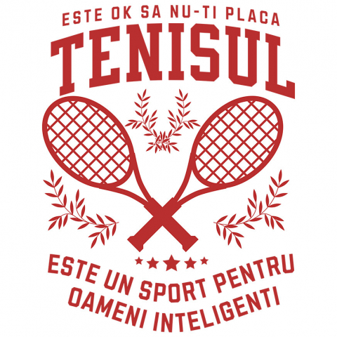 SPORT - Sticker Adeziv Autocolant Personalizat Rachete de Tenis – Iubitorii de Sport, Sănătate și Distracție