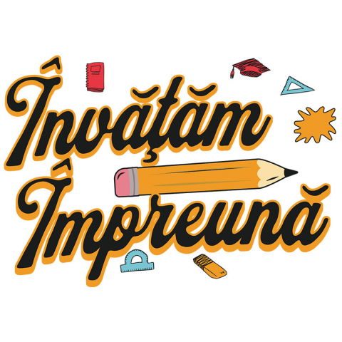 EDUCATIE - Sticker Adeziv Autocolant Personalizat Rechizite Școlare Copii | Creion Imens și Educație Personalizată