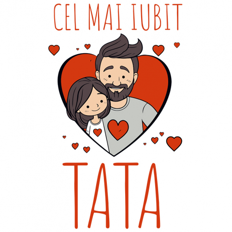 Sticker Adeziv Autocolant Personalizat Cadouri Personalizate Tata și Fiu | Tata, Tu Ești Regele Meu, Coroană Regală