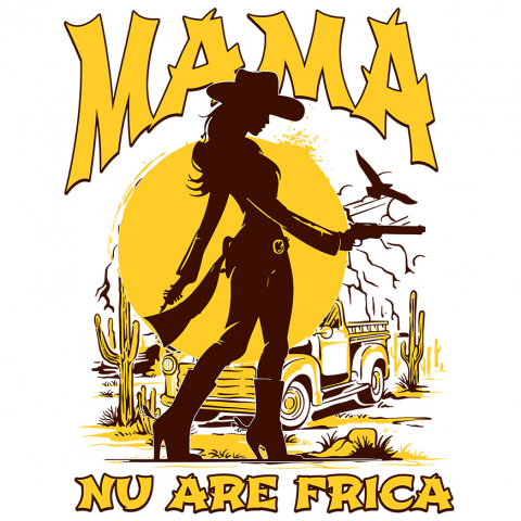 Mama - Sticker Adeziv Autocolant Personalizat "Mama Nu Are Frică – Cadouri Personalizate pentru Femeia Puternică și Curajoasă"