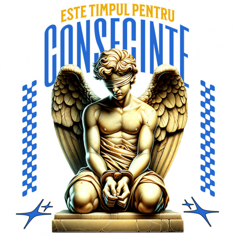 INGERI - Sticker Adeziv Autocolant Personalizat Statuie Înger Cu Ochii Acoperiți - Cadou Personalizat Consecințe și Protecție pentru Familie și Prieteni