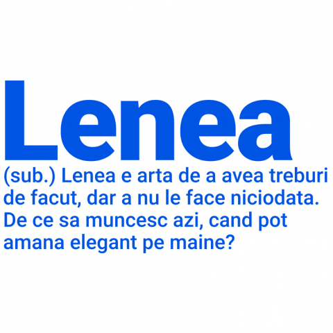 AMUZANTE - Sticker Adeziv Autocolant Personalizat „Cadouri personalizate cu mesaje haioase pentru familie și copii | Lenea ca artă”