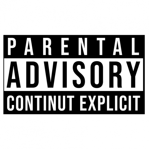 Sticker Adeziv Autocolant Personalizat Logo Acord Parental pentru Filme și Televizor - Siguranță pentru Copii și Minori