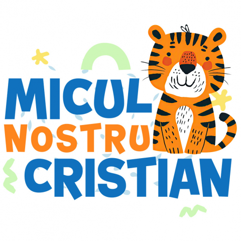 Cadouri Pentru Cupluri - Sticker Adeziv Autocolant Personalizat Tigru Animat cu Mesaj de Dragoste pentru Familie și Copii - Cadou Personalizat