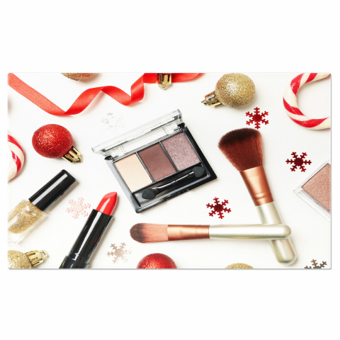 Tablou Canvas: Accesorii Glamour de Crăciun, Marime 40x25CM Diverse - Tablou Canvas: Accesorii Glamour de Crăciun, Marime 40x25CM