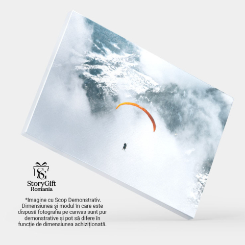 Tablou Canvas - Adrenalina Zborului cu Drona - Aventura si Libertate Aeriana 40x25CM [3]