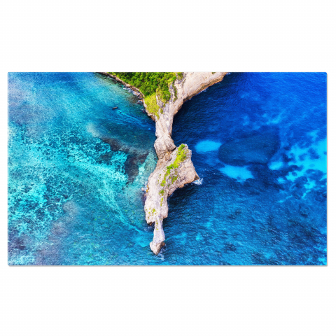 Plajă - Aerian deasupra Marii și Stânci, Marime 40x25CM