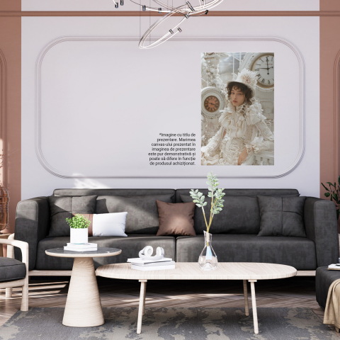 Albul în Modă - Feminitatea Îmbrăcată în Fronseuri și Dantelă de Lux - Pictură Digitală, Marime 40x25CM [3]