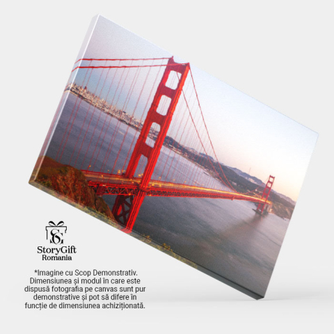 Tablou Canvas Amurg cu Varfuri Montane si Velier peisaj, amurg, varfuri montane, velier, natura 2174 40x25CM [3]