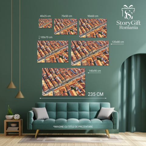 Amurg în Orașul Vechi Dubrovnik - Arhitectură și Frumusețe, Marime 40x25CM [3]