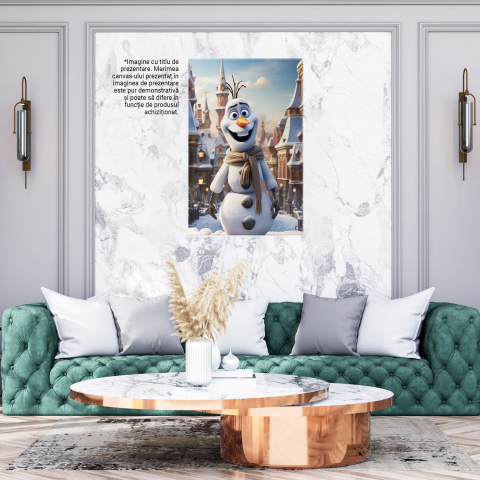 Olaf cu Fular Crem - Personaj Disney, Marime 40x25CM [3]