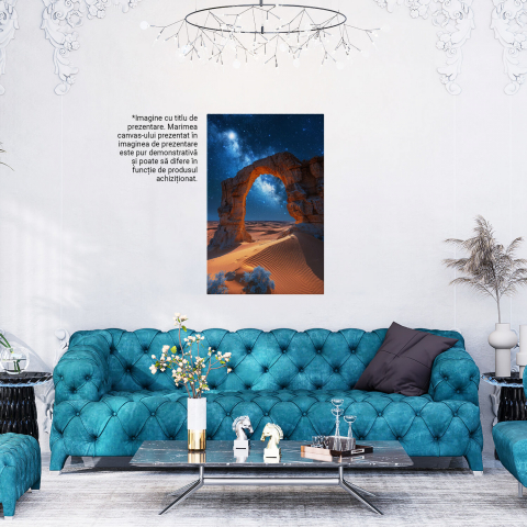 Arcada Istorică din Deșert - Cer Întunecat și Instelat, Marime 40x25CM [3]