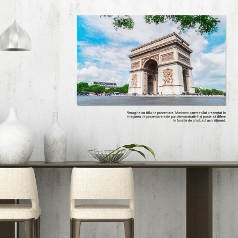 Arcul de Triumf în Paris: Simbolul Eleganței Europene, Marime 40x25CM [2]
