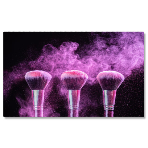 Tablou Canvas - Arta in cosmetice, machiaj, design, frumusete pura 40x25CM [0]