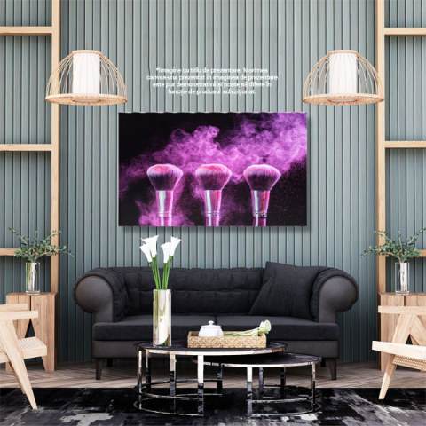 Tablou Canvas - Arta in cosmetice, machiaj, design, frumusete pura 40x25CM [2]