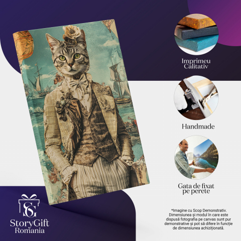 Artă în Creion cu Floare Aurie și Accesorii MasiveMarime 40x25CM [3]