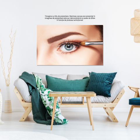 Tablou Canvas Arta Machiajului: Frumusețe, Pudră și Stil Profesional, Marime 40x25CM [2]