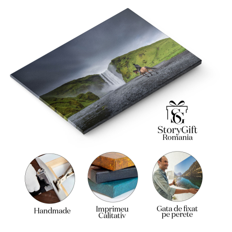 Tablou Canvas - Aventura in Islanda - Peisaje Uimitoare 40x25CM [1]