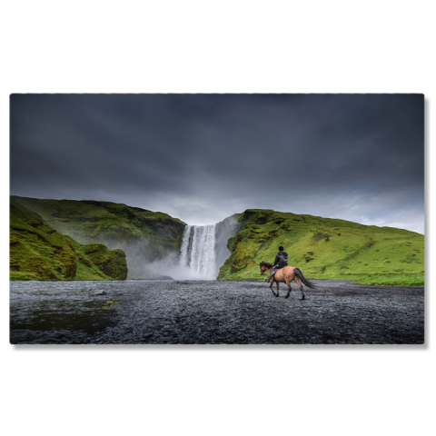 Apă & Natură - Tablou Canvas - Aventura in Islanda - Peisaje Uimitoare 40x25CM