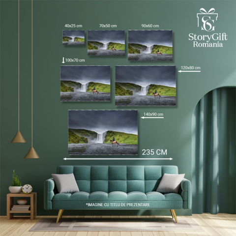 Tablou Canvas - Aventura in Islanda - Peisaje Uimitoare 40x25CM [4]