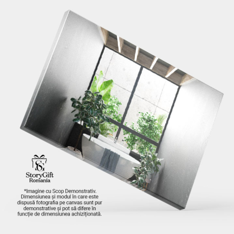 Tablou Canvas - Baie luminoasa, accente marron, design contemporan: bathroom, bright, decor, fashionable 40x25CM [3]