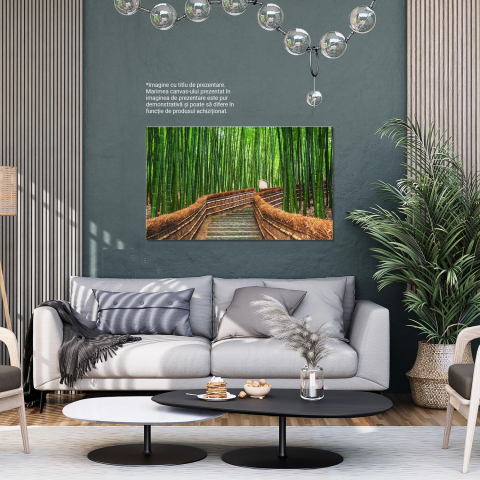 Bamboo Grove în Arashiyama, Kyoto, Japonia, Marime 40x25CM [3]