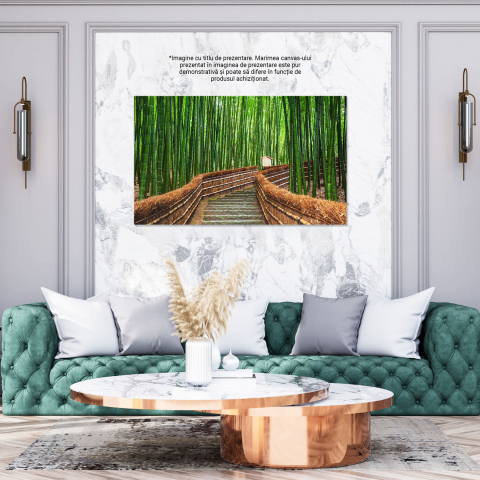 Bamboo Grove în Arashiyama, Kyoto, Japonia, Marime 40x25CM [2]