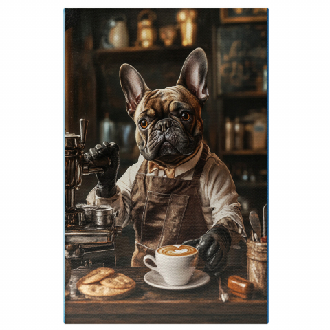 Meserii - Tablou Canvas Personalizat Barista Cu Cafea
Marime 40x25CM
