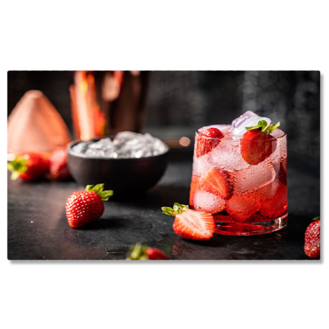 Băuturi - Tablou Canvas: Bauturi Frigorifice pentru Serile de Vara 40x25CM