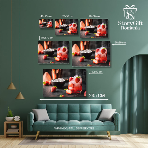 Tablou Canvas: Bauturi Frigorifice pentru Serile de Vara 40x25CM [4]