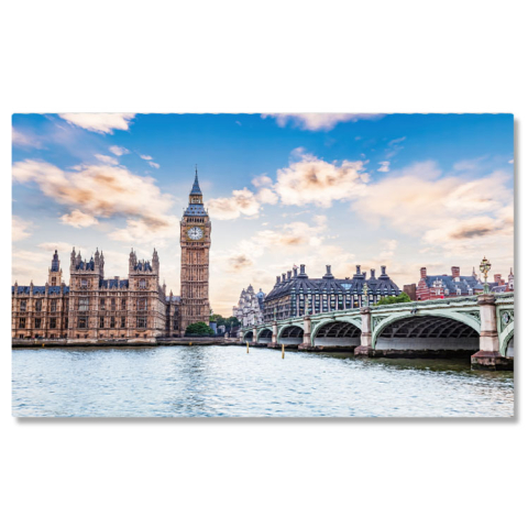 Tablouri Canvas - Tablou Canvas Big Ben si Podul Westminster in Londra, londra, england, pod, thames, arhitectura 838 40x25CM