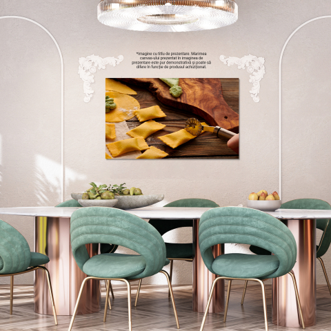 Tablou Canvas: Bucataria Traditionala Italiana - Paste Tortellini 40x25CM [3]