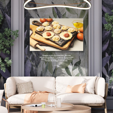 Tablou Canvas - Bucatarie rusa, gatit, snack traditional, ravioli 40x25CM [2]