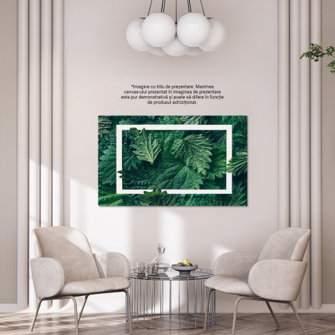 Cadru Natural - Sablon Decorativ cu Frunze și Ierburi, Marime 40x25CM [3]