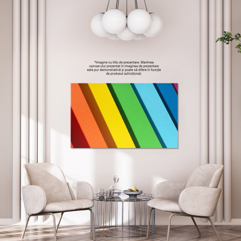 Tablou Canvas: Eleganța unei Cărți Poștale în Nuanțe Purpurii, Marime 40x25CM [3]