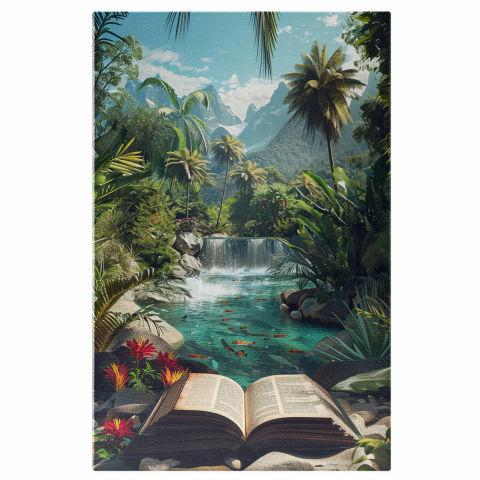 Diverse - decor lacustru, artă contemporană, frumusețe naturală, atmosferă liniștitoare, peisaj idilic, artă pentru iubitori de natură, cadou aniversar, decor interior, armonie cu natura, pictură relaxantă, Marime 40x25CM