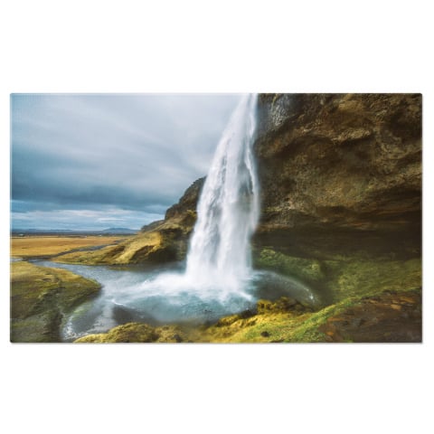 Peisaj - Cascada Islandeză – O Minune Naturală în Aventură, Marime 40x25CM