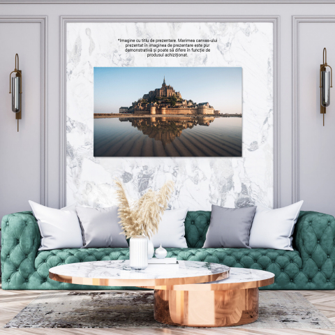 Tablou Canvas: Castelul Avranches - Frumusețe Istorică, Marime 40x25CM [2]